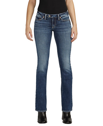 Женские прямые джинсы Brit с низкой посадкой Silver Jeans Co.