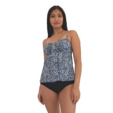 Women's A Shore Fit Swish Tummy Solutions Waterfall Swim Top A Shore Fit