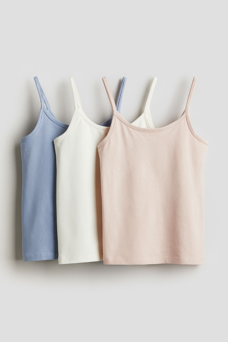 Майки H&M Для девочек 3-pack Camisole Tops H&M