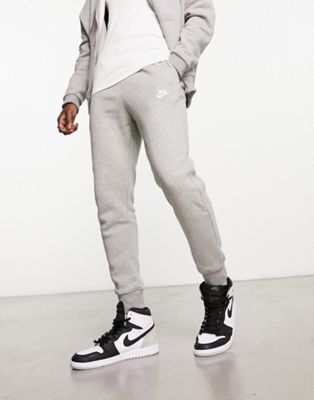 Серые спортивные брюки с манжетами Nike Club Nike