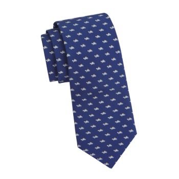 4-Шелковый галстук «Оттавия» Salvatore Ferragamo