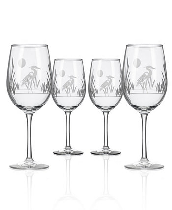 Белое вино Heron 12 унций - набор из 4 бокалов Rolf Glass