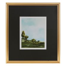 Марта Стюарт «Через равнины» Настенное искусство в рамке Martha Stewart