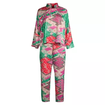 Orient EXpress 2-Piece Charmeuse Pajama Set Natori