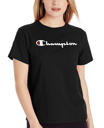 Женская классическая футболка с логотипом Champion