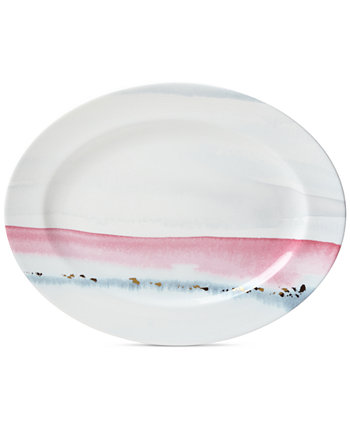 Тарелка для микроволновой печи с акварелью Horizons, созданная для Macy's Lenox
