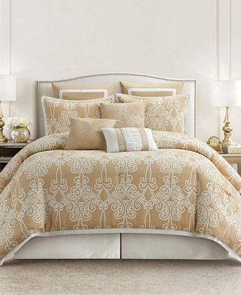 Djazira Damask 9-Pc. Comforter Set, California King Stratford Park