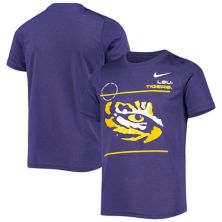 Молодежная футболка Nike Purple LSU Tigers Sideline Legend Performance Nike