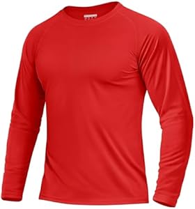 Boladeci Men's UPF 50+ Sun Protection UV SPF Shirts Long Sleeve Lightweight Quick Dry Swim T-Shirts Rash Guard Boladeci