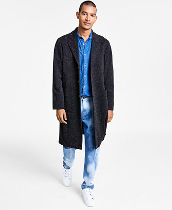 Мужское пальто прямого кроя в крапинку, созданное для Macy's INC International Concepts