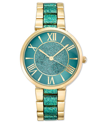 Женские двухцветные часы-браслет диаметром 36 мм, созданные для Macy's I.N.C. International Concepts