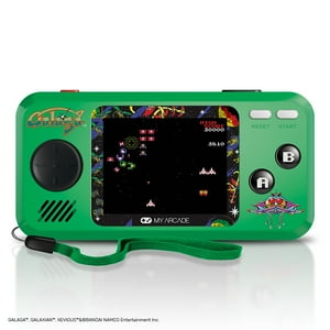 My Arcade Galaga Pocket Player - Collectible Handheld Console with 3 Games My Arcade