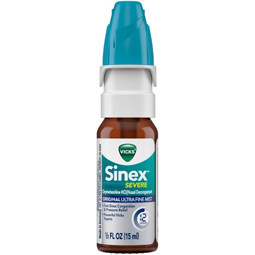 Vicks Sinex Severe Nasal Decongestant Ultra Fine Mist — 0,5 жидких унций Vicks