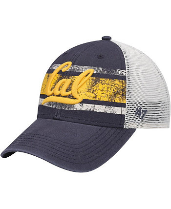 Мужская темно-синяя, белая кепка Cal Bears Interlude MVP Trucker Snapback '47 Brand