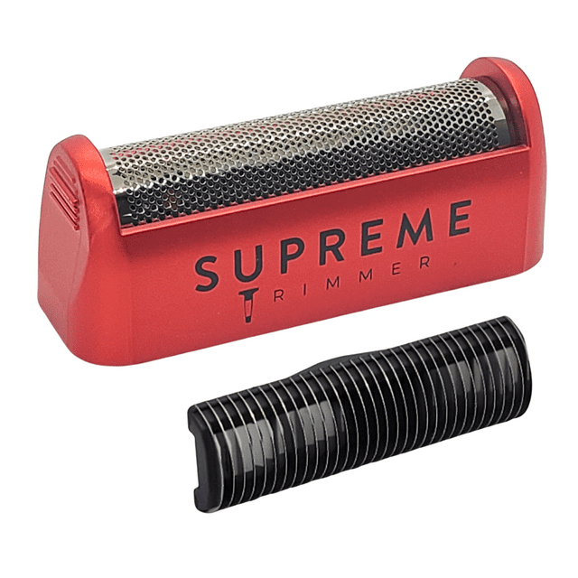 Supreme Trimmer Replacement Foil & Cutter SB11 | Hypoallergenic Foil for STF101 SOLO | Red Supreme Trimmer