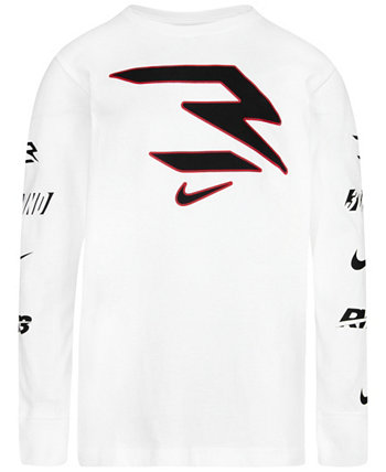 Big Boys Icon Long Sleeve T-shirt Nike 3BRAND by Russell Wilson