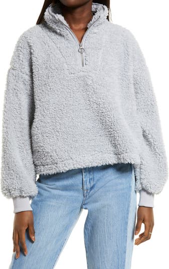 Пуловер с молнией в полоску с нитками и нитками Wubby THREAD AND SUPPLY