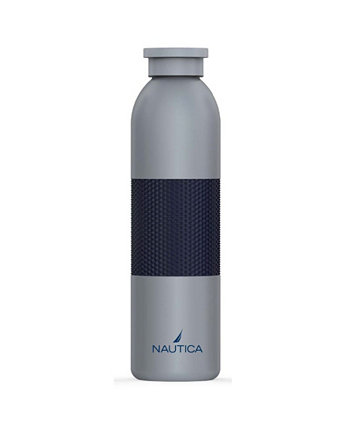 Спортивная бутылка Rudder с двойными стенками, силиконовой втулкой и завинчивающейся крышкой, 20 унций Nautica
