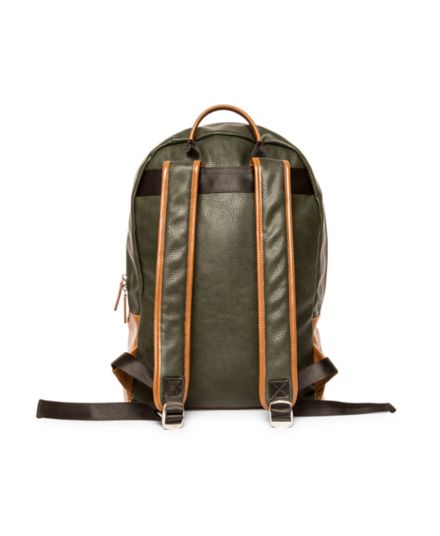 Двухцветный рюкзак Alpha из веганской кожи Brouk & Co