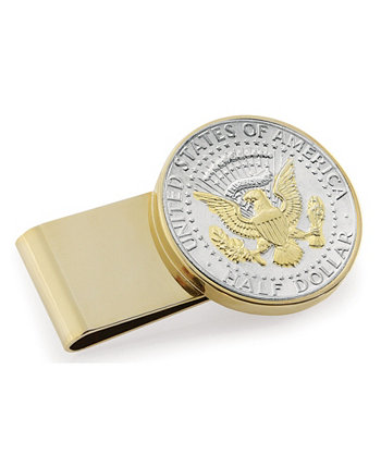 Выборочно золотослойная президентская печать JFK полдоллара из нержавеющей стали монета зажим для денег American Coin Treasures