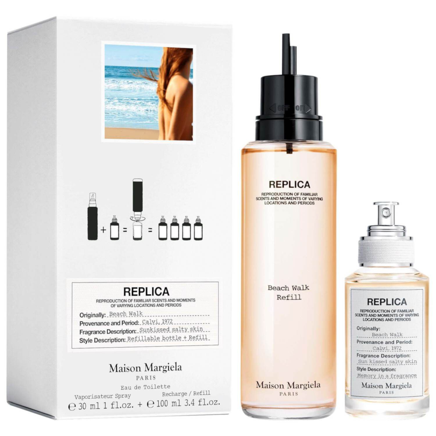 Maison Margiela REPLICA' Beach Walk Refill Set Maison Margiela