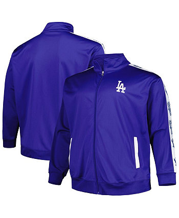 Мужская спортивная куртка Royal Los Angeles Dodgers Big and Tall с молнией во всю длину Profile