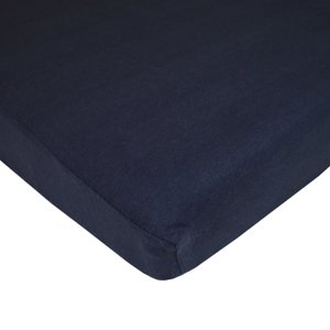 TL Care Supreme 100% Natural Cotton Jersey Knit Mini Crib Sheet, Navy, 24" x 38", Soft Breathable, for Boys TL Care Inc