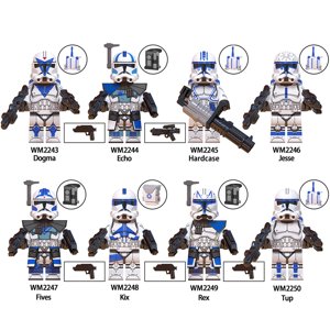 Star Wars 501st Legion Clone Troopers Phase 2 Building Block Figure x 8 Sets Toybuy