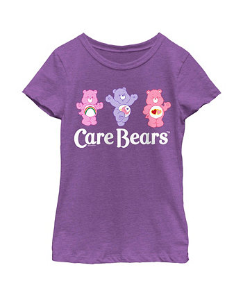 Girl's Happy Bears  Child T-Shirt Care Bears
