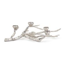 Silver Finish Tree Branch Tealight Candle Holder Table Decor A&B Home