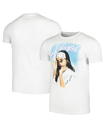 Мужская белая футболка с рисунком Aaliyah Ripple Junction