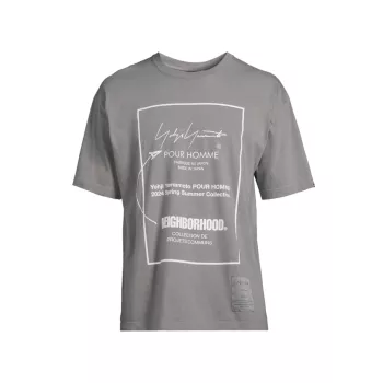 Yohji Yamamoto x Neighborhood Cotton Crewneck T-Shirt Yohji Yamamoto