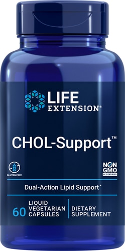 CHOL-Support™ -- 60 жидких вегетарианских капсул Life Extension