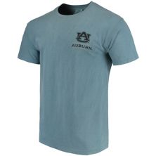 Мужская футболка Blue Auburn Tigers State Scenery Comfort Colors Image One
