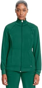 Infinity Zip Front Scrub Jackets for Women, 4-Way Stretch Fabric, 2391A Infinity