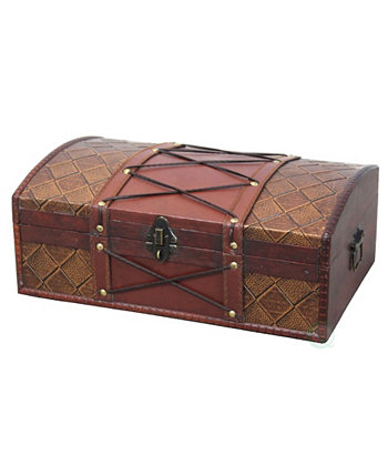 Пиратский сундук с сокровищами в кожаной упаковке X Vintiquewise