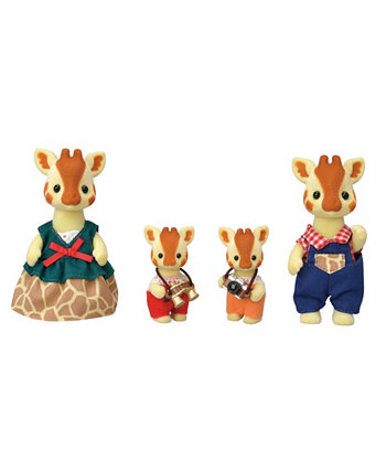 Семья жирафов Highbranch, набор из 4 коллекционных фигурок кукол Calico Critters