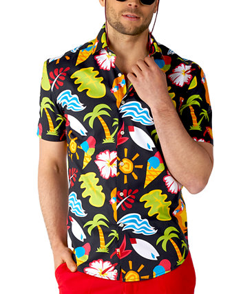 Мужская рубашка Tropical Thunder с короткими рукавами OppoSuits
