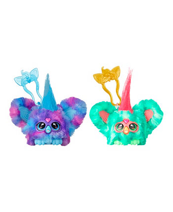 Мини-электронная плюшевая игрушка Furblets Luv-Lee Mello-Nee из 2 штук для девочек Furby