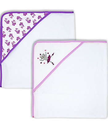 Балетное полотенце с капюшоном для новорожденных девочек, набор из 2 предметов Tendertyme