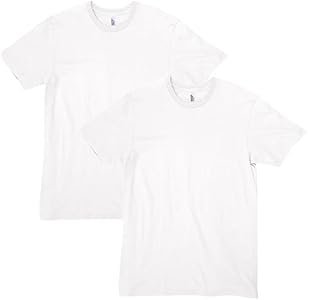 American Apparel Unisex CVC T-Shirt, Style G2001CVC, 2-Pack American Apparel