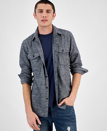 Мужская фланелевая рубашка обычного кроя на пуговицах Grindle, созданная для Macy's Sun & Stone