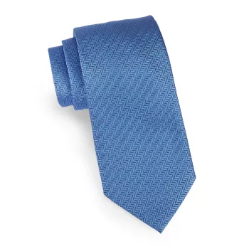 Полосатый шелковый галстук Zegna