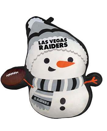 Плюшевая подушка со снеговиком Las Vegas Raiders Holiday Pegasus Home Fashions