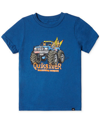 Хлопковая футболка с рисунком All Terrain для малышей и маленьких мальчиков Quiksilver