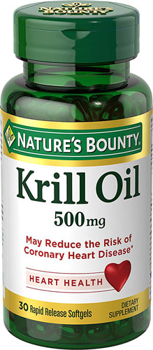 Масло красного криля Nature's Bounty — 500 мг — 30 мягких таблеток Nature's Bounty