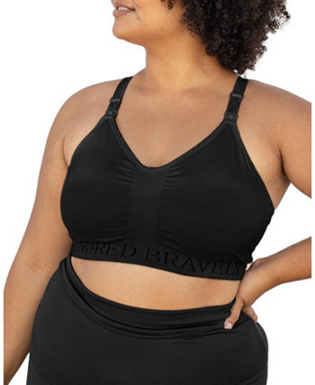 Women's Busty Sublime Hands-Free Pumping & Nursing Sports Bra Plus Sizes - Fits Sizes 42E-46I Kindred Bravely