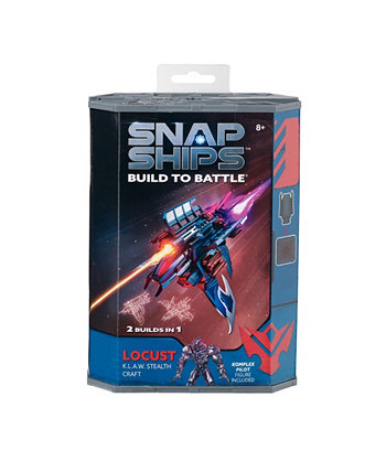 Snap Ships Locust Klaw Stealth Build to Battle, 37 штук PLAYMONSTER