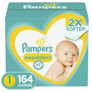 Swaddlers Pampers Pañales Recién Nacidos Tamaño 1 164 Unidad Pampers