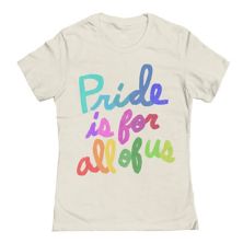 Junior's Pride Is For All Of Us Pride Graphic Tee COLAB89